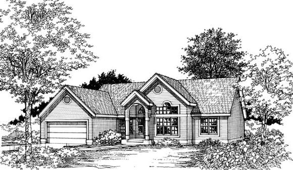 House Plan 98317 Elevation