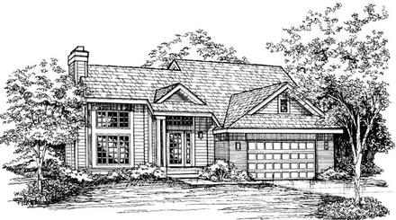 Traditional Elevation of Plan 98343