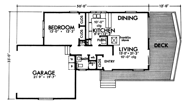 Ranch Level One of Plan 98378