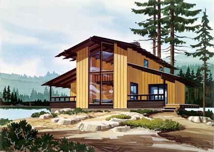 House Plan 98382 Elevation