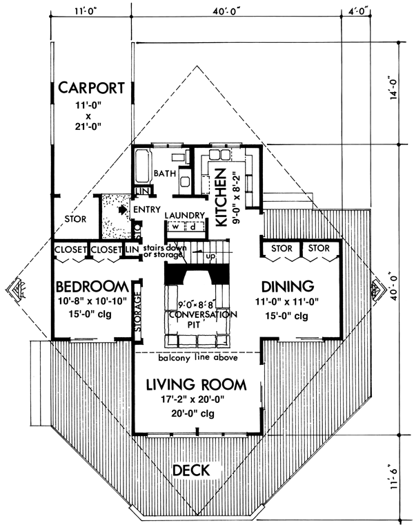 Contemporary Level One of Plan 98383