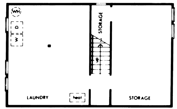 Contemporary Lower Level of Plan 98391