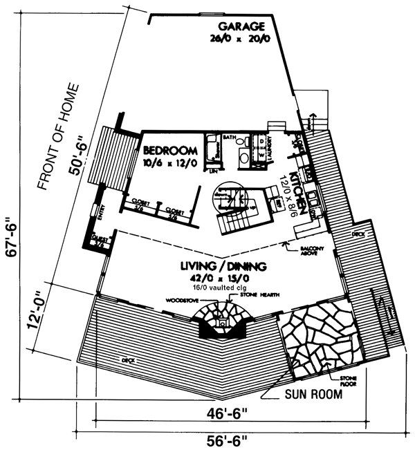 Contemporary Level One of Plan 98396