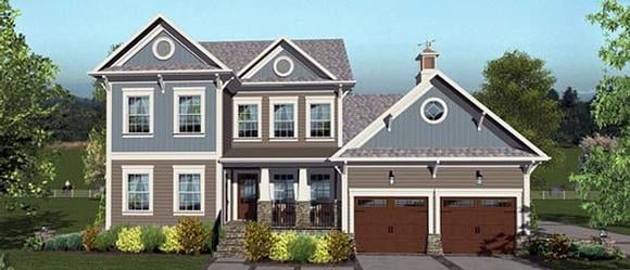 House Plan 98405 Elevation