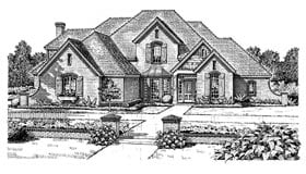 House Plan 98537 Elevation
