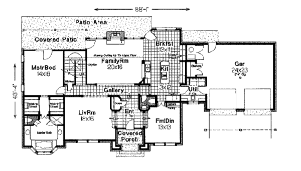 Tudor Level One of Plan 98546