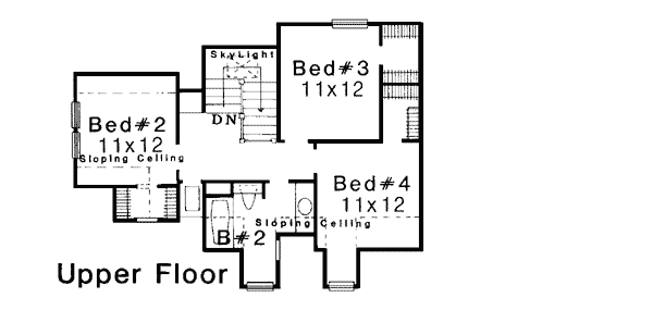 European One-Story Level Two of Plan 98553