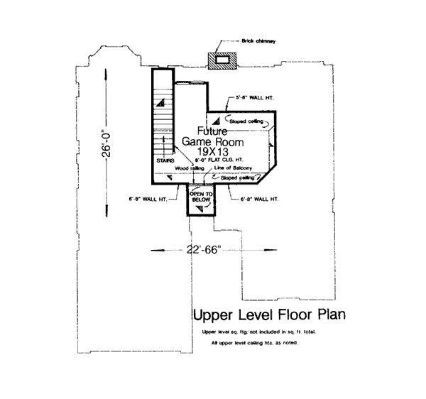 Colonial European Level Two of Plan 98564