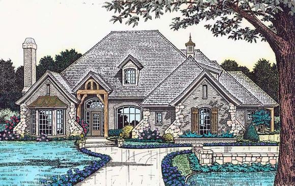 House Plan 98588 Elevation