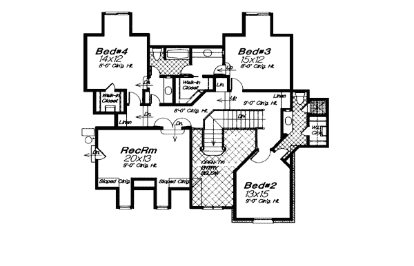 European French Country Level Two of Plan 98591