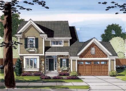 House Plan 98601 Elevation