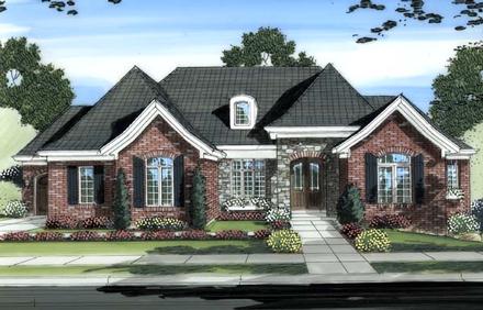 House Plan 98607 Elevation