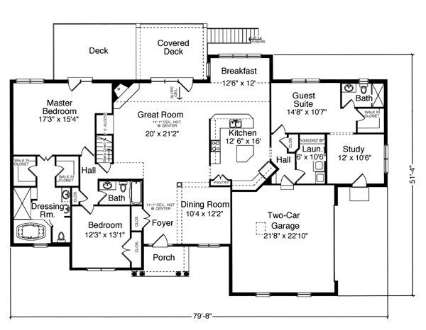 Colonial Traditional Level One of Plan 98610