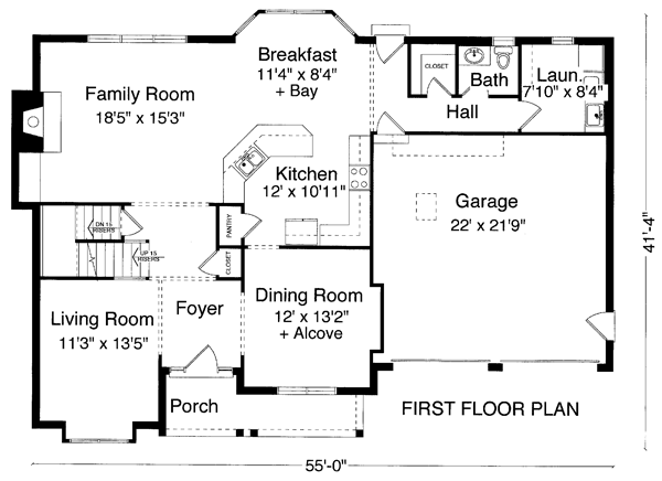 Traditional Level One of Plan 98616