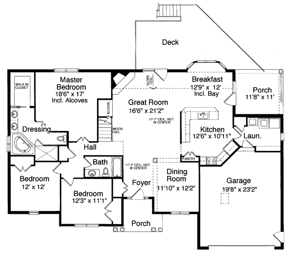 Traditional Level One of Plan 98619