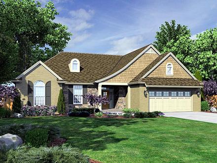 House Plan 98628 Elevation