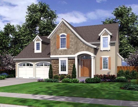 House Plan 98635 Elevation