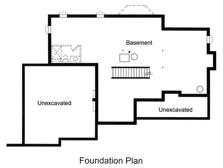 Traditional Lower Level of Plan 98660