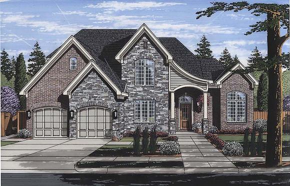 House Plan 98672 Elevation