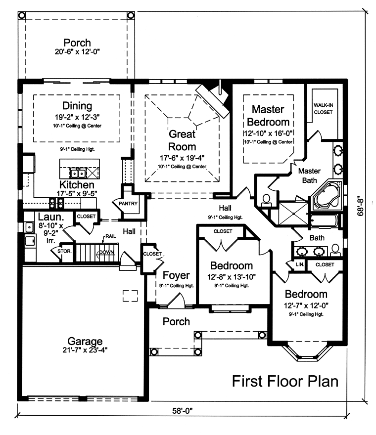 European Traditional Level One of Plan 98676