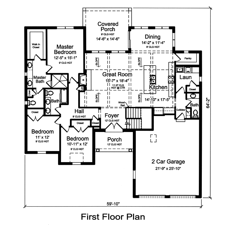 European Southern Traditional Level One of Plan 98686