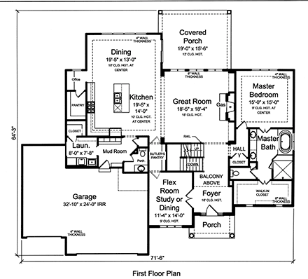 First Level Plan