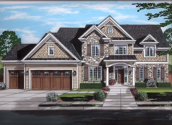 House Plan 98692 Elevation