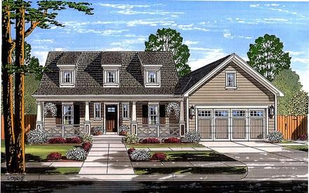 House Plan 98696 Elevation