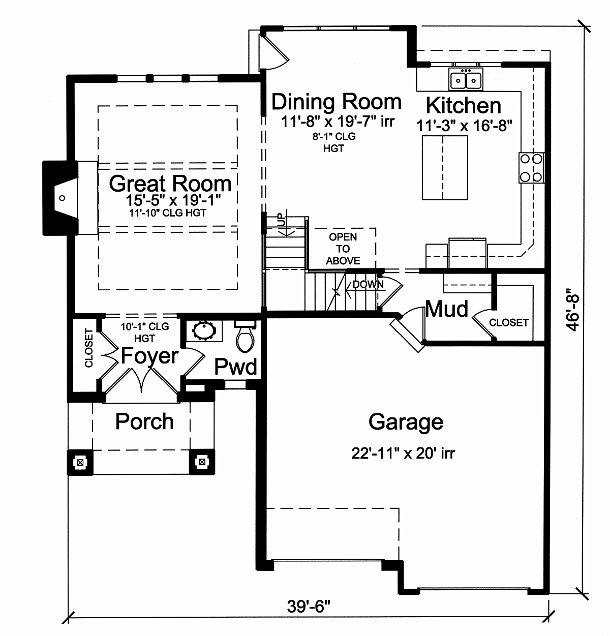 Contemporary Level One of Plan 98697