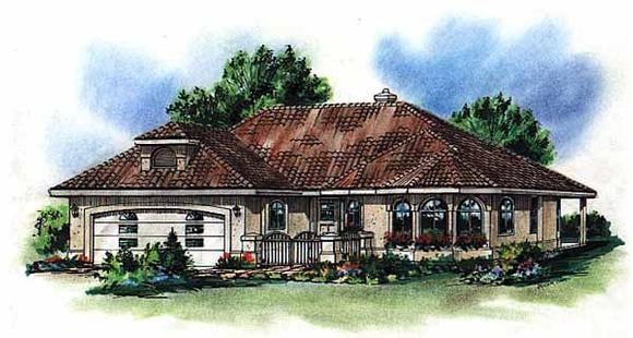 House Plan 98807 Elevation