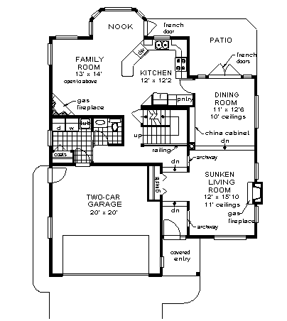 European Narrow Lot Level One of Plan 98817