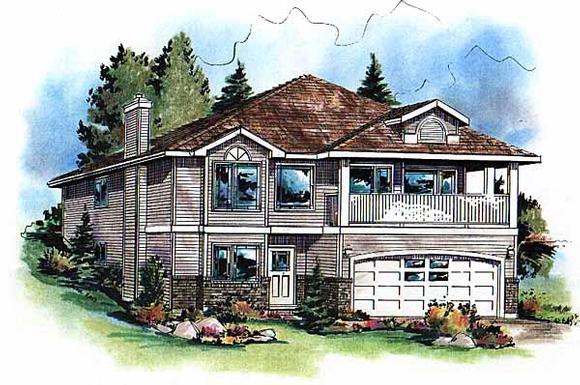 House Plan 98832 Elevation