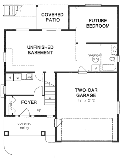 Narrow Lot Traditional Level One of Plan 98838