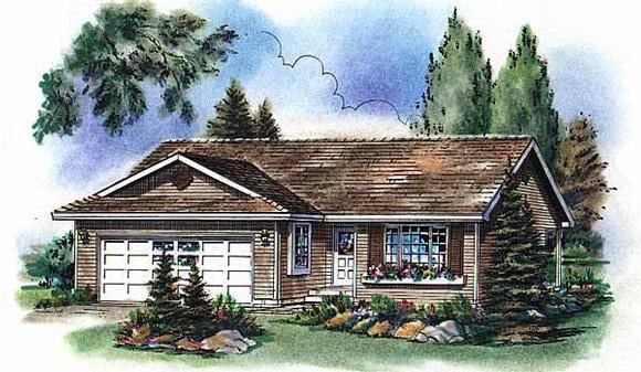 House Plan 98841 Elevation