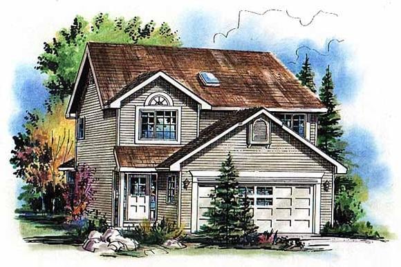 House Plan 98866 Elevation