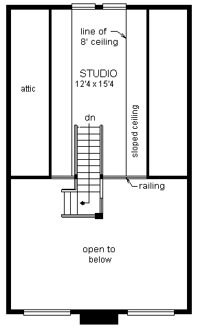 Contemporary Narrow Lot Level Two of Plan 98879