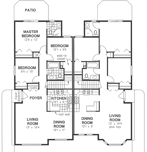 Ranch Level One of Plan 98884