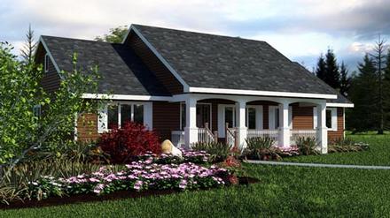 Ranch House Plan 98889 with 3 Beds, 2 Baths