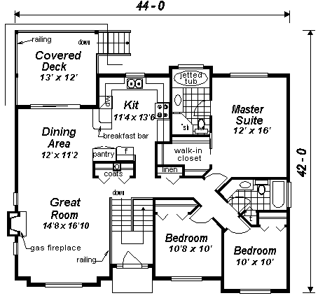 Traditional Level One of Plan 98893