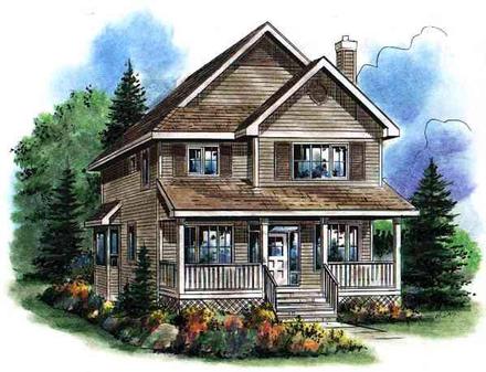 House Plan 98897 Elevation