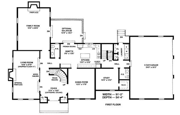 Colonial European Level One of Plan 99016