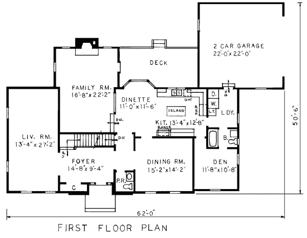 Colonial European Level One of Plan 99023