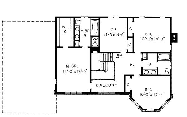 Colonial Victorian Level Two of Plan 99025