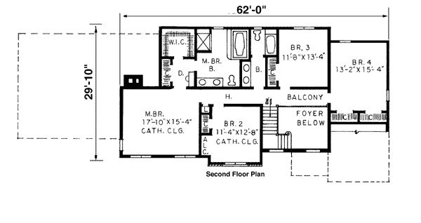 Colonial Country Level Two of Plan 99038