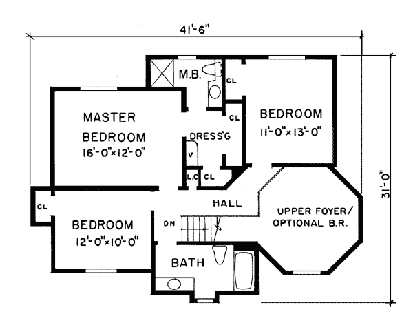 Tudor Level Two of Plan 99050