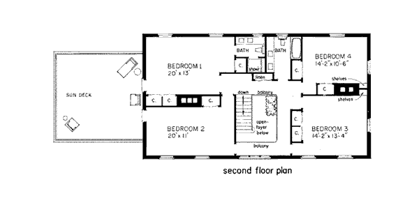 Colonial Southern Level Two of Plan 99058