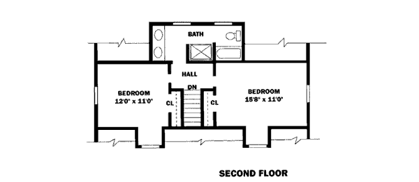 House Plan 99079 Level Two