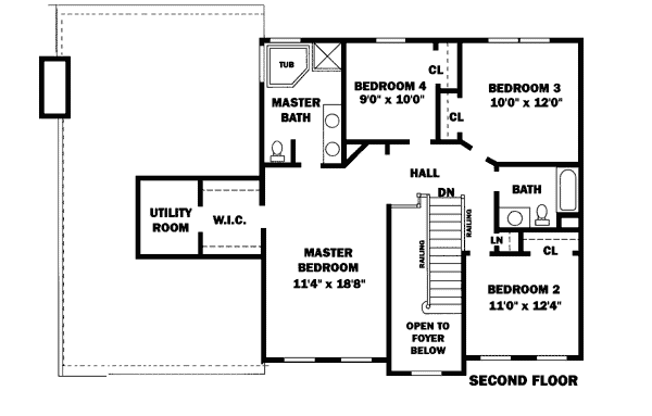 Colonial European Level Two of Plan 99080