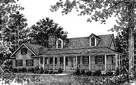 House Plan 99083 Elevation