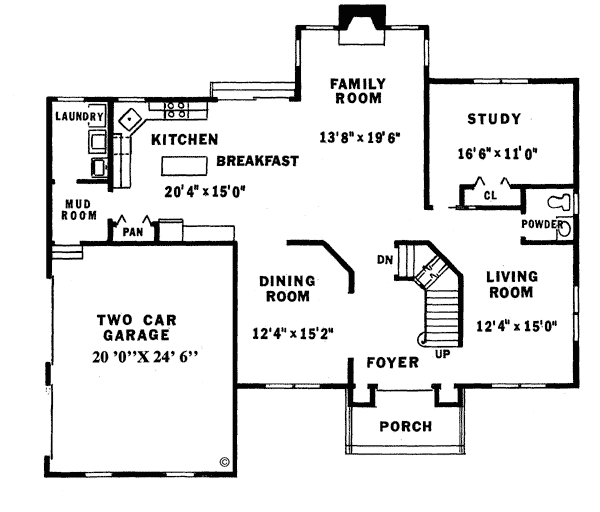 Colonial European Level One of Plan 99091